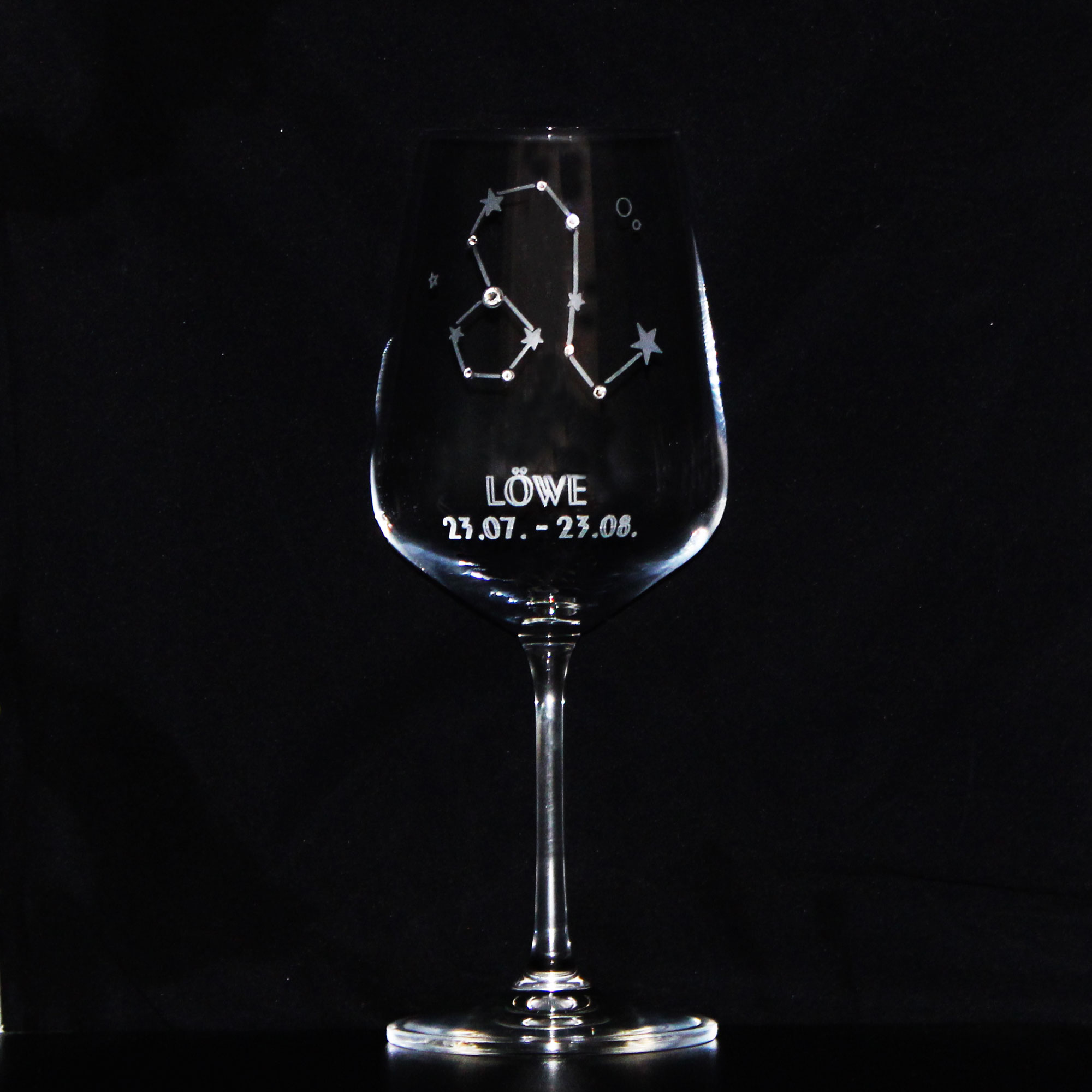 Weinglas 450 ml Sternzeichen - Löwe