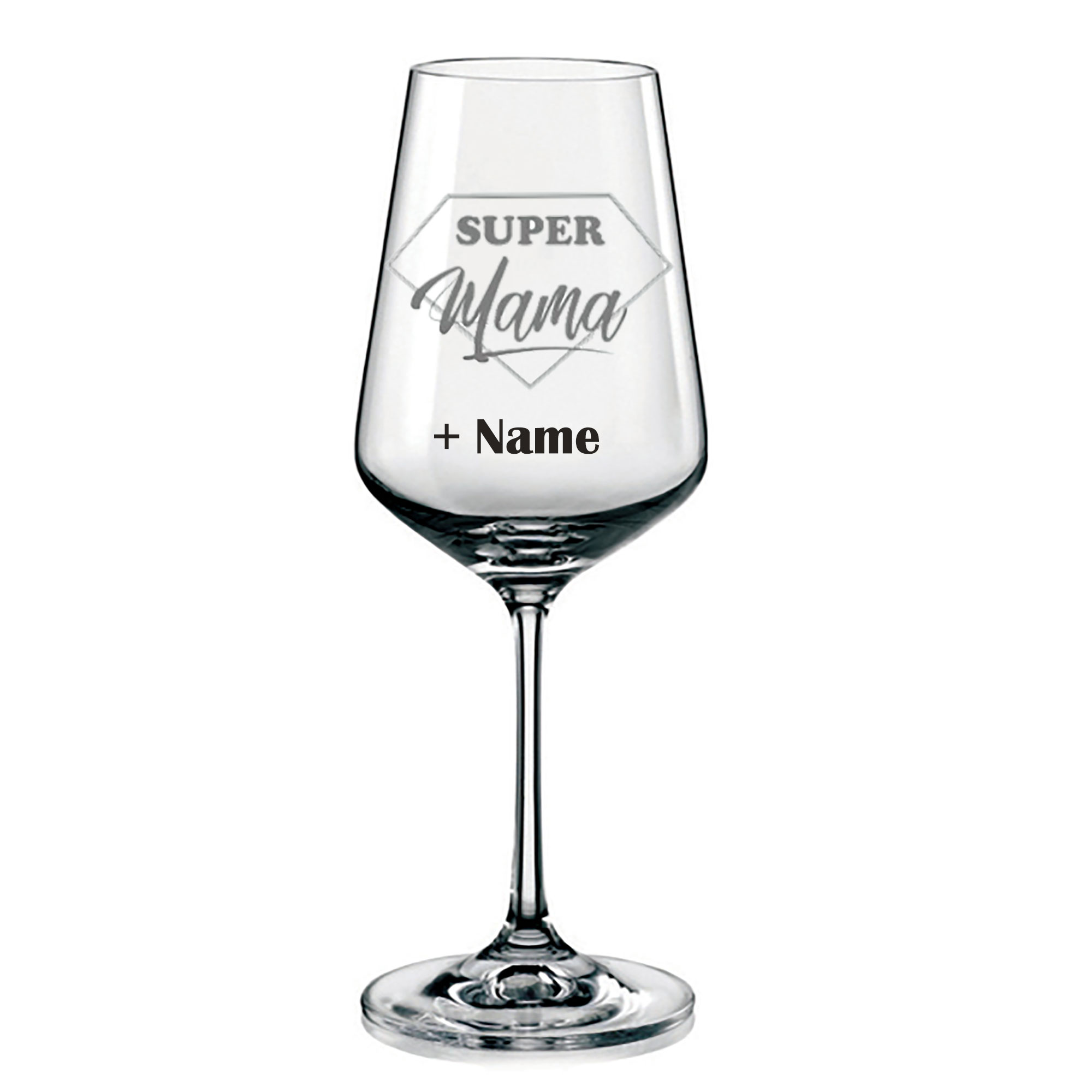 Weinglas 350 ml Super Mama