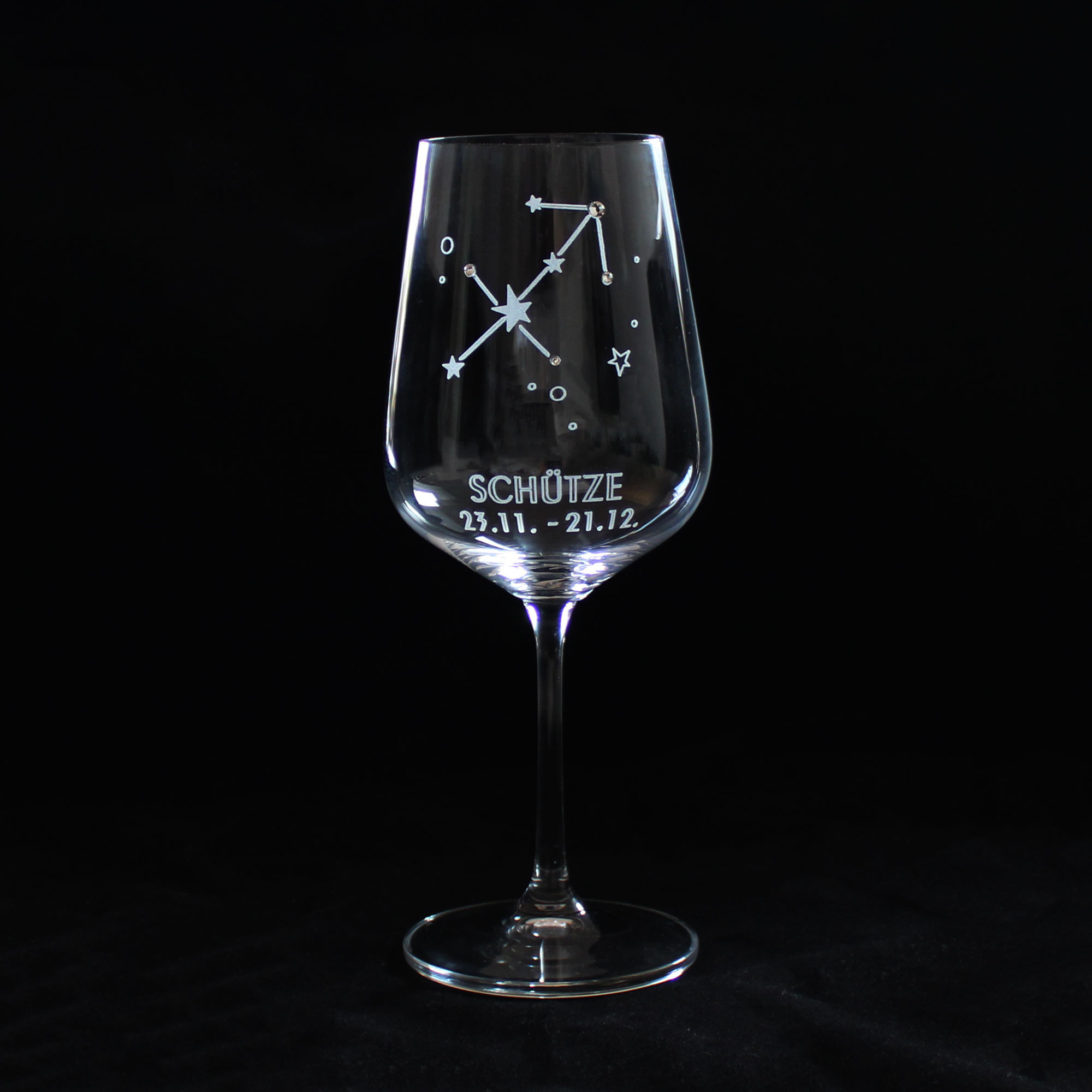 Weinglas 450 ml Sternzeichen - Schütze